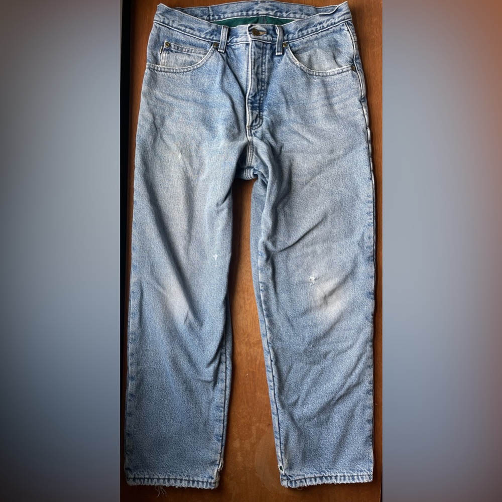 Vintage L.L. Bean Fleece Lined Jeans 32x29